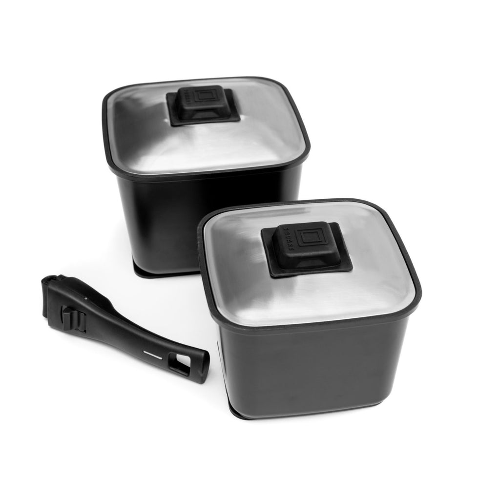 Square Cookware 2x Pots