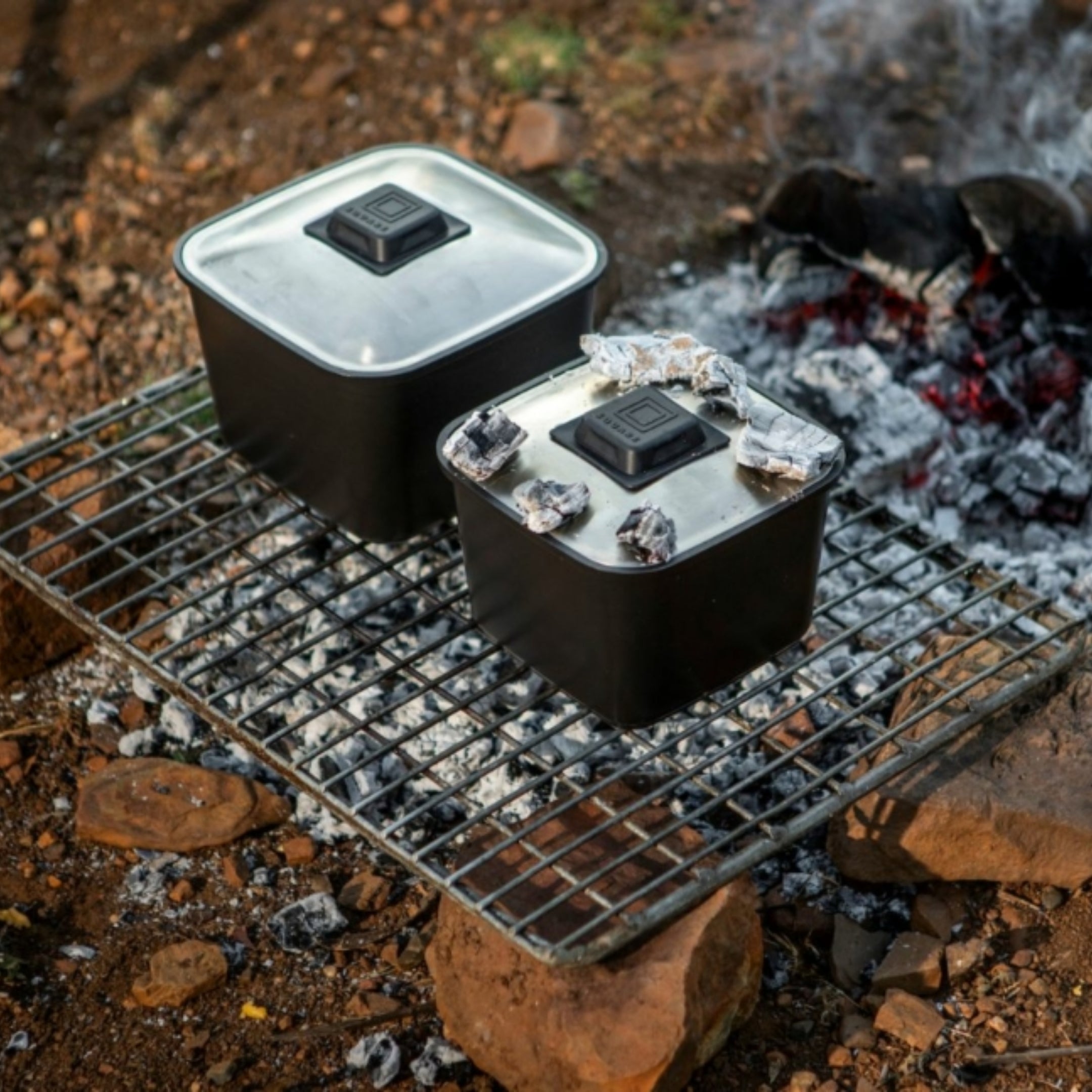 Square Cookware 2x Pots