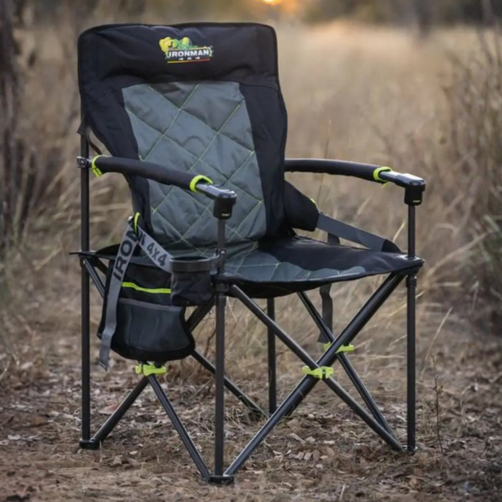 King Hard Arm Fold Camp Chair