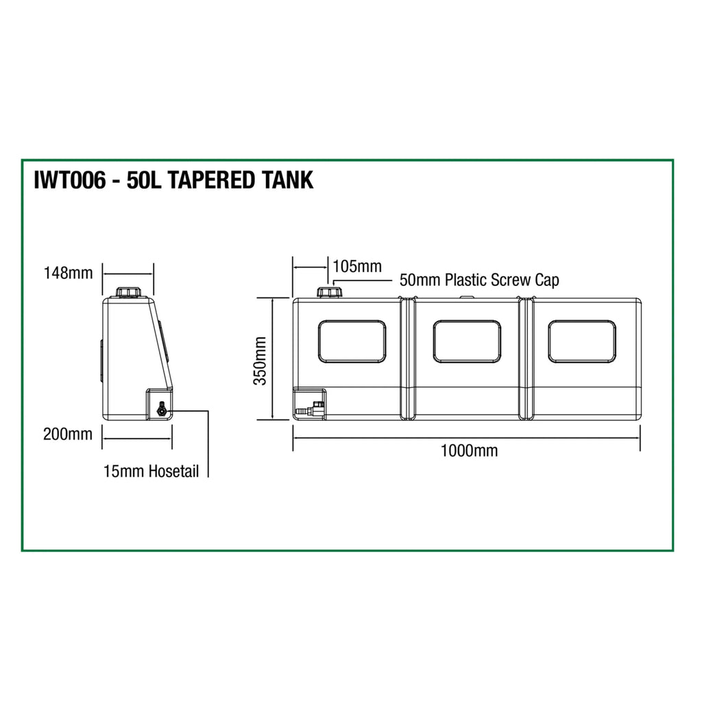 IM Water Tank (50L, Taper)